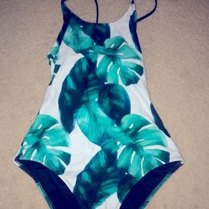 a one piece bathing suit really cute